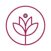 Pink lotus icon