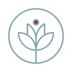 Pale blue lotus icon