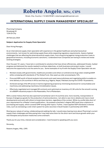 Cover letter sample