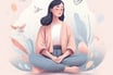 femme harmonie, douceur, calme sophrologie