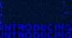 Blue typography over dark jungle visual