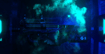 Game skin animation - pulse effect with electric neon smoke