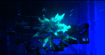 Game skin shot - neon green explosion