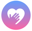 a hand placed on a heart to display values