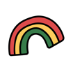 Sticker arc en ciel