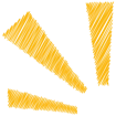 Destello dibujado Amarillo