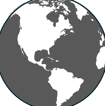 a globe map of the world with a map of the world
