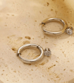 Diamond Hoop Earrings