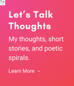 Blogs - Poetry, short stories, thoughts.