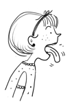 Comiczeichnung, Chorgeschichten, Karl dreht auf, Innenillustration Franziska Rosenteich
