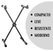 suporte para teclado resistente
