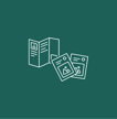 Icône communication – supports print et web créés par graphiste freelance Rennes