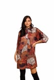 Vestido Estampado Animal Print - Vivalu