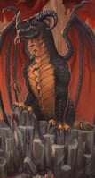 World of warcraft dragon illustration commission tcg art trading card game art
