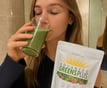 influencer promoting advanced plus green