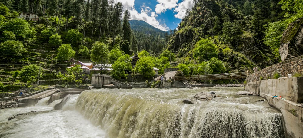 kutton waterfall Kashmir