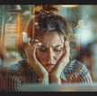 image d'une personne évoquant une atteinte e stress anxété