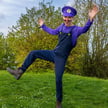 Cosplay de Waluigi.