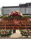 Papan bunga rustic mid florist jambi