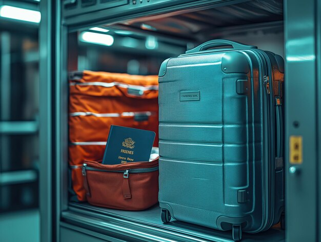 Traveler enjoying a hassle-free journey without carrying luggage.