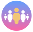 a crowd of people with one person standing out