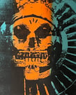 Screen print - Day of the Dead selfie