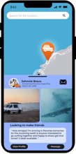 DropIn Surf trip planner photo of the app, surf watersport app 