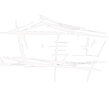 a black and white drawing of a house