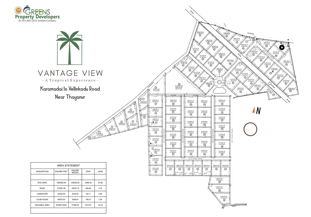 Vantage Layout Plan