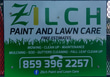 zilch paint and lawn care logo