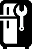 indian fridge repair service logo
