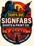 Tampa BM Signfabs, Shirts & Print Co logo
