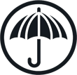 I am holding your umbrella logo