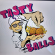 Justin's Tasty Balls logo