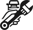 car repair with call logo