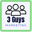 Three Guys Marketing logo