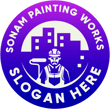 SONAM PAINTING WORKS logo