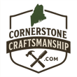 Cornerstone Craftsmanship. Built on Integrity. Rooted in Maine. logo