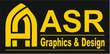 ASR graphics and design signboard logo