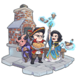 A Bard, Mage, & Tiefling logo