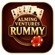 ALMING VENTURES RUMMY logo