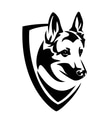 German shepherd puppies breeder logo