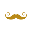 L'atelier de la moustache dorée logo