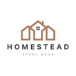 HOMESTEAD STEEL DOORS AND HOME AUTOMATION logo
