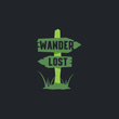 WanderLost Creations logo