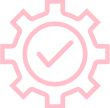 a pink gear