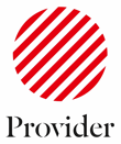 Logo de Provider, empresa especializada en el desarrollo de proyectos innovadores.