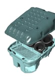 Aprilia Tuono airbox and velocity stacks 3D scan used to 3D model performance velocity intake stacks