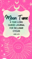 moon cycles guided journal annual planner for attuning with the moon