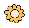 sticker fleur